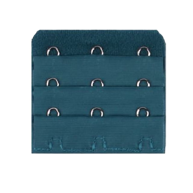 fastboy Extension Strap Bra Extender Buckle 3 Hook Women Accessories Practical Elastic Multicolor Clips Tight 3 Rows Underwear dark green