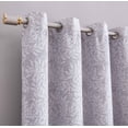 thumbnail image 3 of Jacquard Leaf Blackout Grommet Single Window Panel, 3 of 3