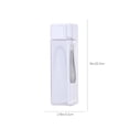 thumbnail image 3 of O-055 White Transparent Plastic Water Cup 500Ml Square Minimalist Daily Hydration, 3 of 6