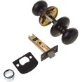 thumbnail image 3 of Troy Matte Front Door Knob with Lock and Key Exterior/Interior Door Handles with Lock Keyed Entry Door Knobs for Front Door Bedroom Bathroom & Office Traditional Home Décor, 3 of 6