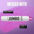 thumbnail image 2 of NYX PROFESSIONAL MAKEUP, Jumbo Multi-Use Face Stick, Highlighter, Pearl Finish, Vegan Formula - Blueberry Muffin, 2 of 6
