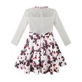 thumbnail image 2 of Robe Fille Dentelle Perle Fleur de Prunier Élégante Robe Princesse 12 Ans, 2 of 7