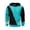 Green, variant on YUGYXL Sweatshirts for Men Fashion Color Block Hoodies Fleece Long Sleeve Casual Patchwork Hooded Pullover Tops with Pocket White XXL