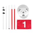 thumbnail image 3 of jinwen Golf Putting Green Flag and Hole Cup, Golf Flag Hole Cup Set, Practice Putting for Indoor Outdoor Alignment Guide Golfing High Cup, 3 of 9