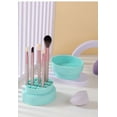 thumbnail image 3 of Racks for Storage Makeup Brush Cleaning Bowl Beauty Cleaning Cup Beauty Brush Bowl Storage Box Powder Puff Drying Rack Makeup Box with Makeup, 3 of 6