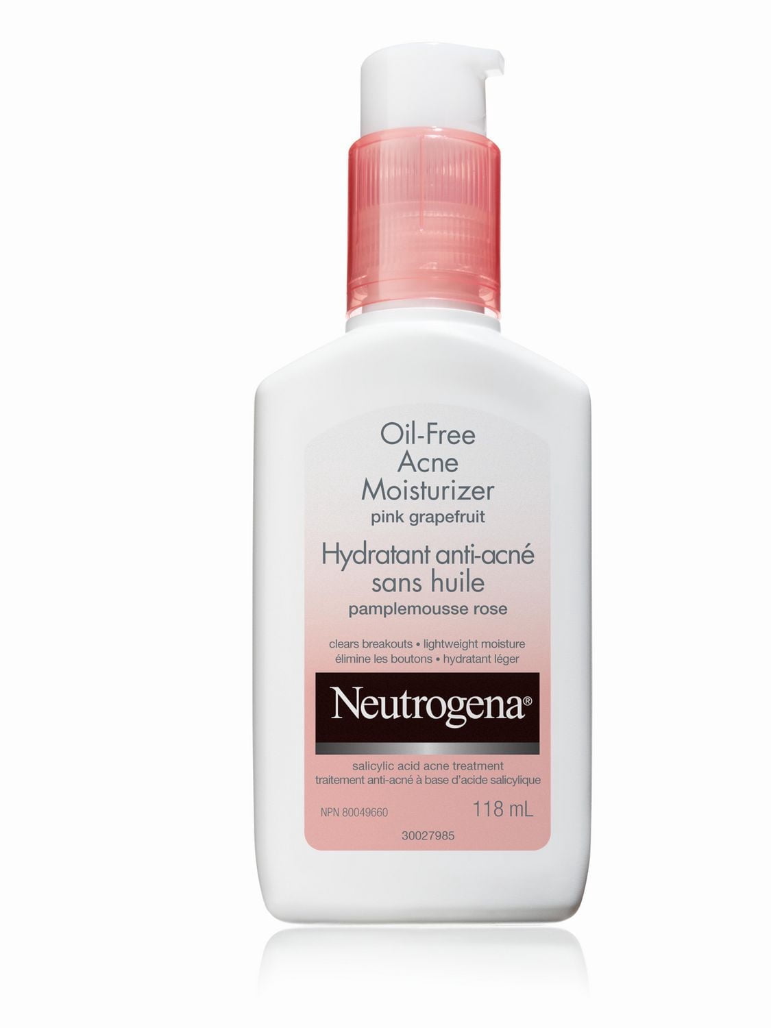 Neutrogena Oil Free Acne Moisturizer, Pink Grapefruit Face Moisturizer