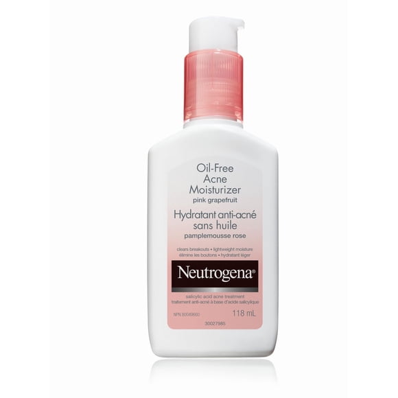 Neutrogena Oil Free Acne Moisturizer, Pink Grapefruit Face Moisturizer