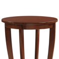thumbnail image 4 of Convenience Concepts American Heritage Round End Table in Espresso Wood Finish, 4 of 8
