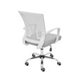 thumbnail image 3 of Modern Home Zuna Ergonomic Mesh Mid Back Office Chair, White & gray, 3 of 9