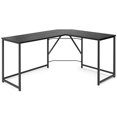 thumbnail image 1 of Patiojoy L Shaped Gaming Desk Corner Computer Desk Workstation for Home Office Black, 1 of 5