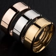 thumbnail image 2 of 1 Pc Ring Unisex Stainless Steel Mirror Lightweight Finger Ring for Wedding, 2 of 7