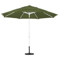 thumbnail image 2 of Parasol de Marché en Aluminium 11 Pieds à Col Inclinable DV avec Passe-Partout Blanc/soleil/spectrum Coriandre, 2 of 2