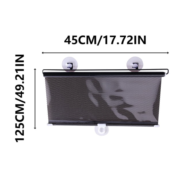 Birdeem Blinds for Windows, Car Window Shade, Car Sunshades Sun Protection Thermal Insulation Curtains Automatic Rolling Blinds and Household Automatic Retractable Window Sunshades for Car Use