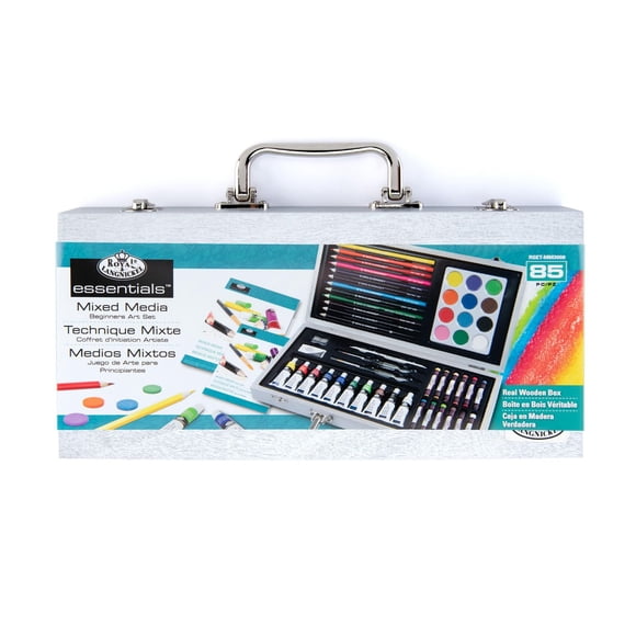 Royal & Langnickel Essentials Mixed Media Beginners Art Set, 85pc