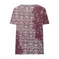 thumbnail image 5 of Birdeem Mode Femmes Été Manches Évasées Trois Quarts Dentelle Florale Blouse de Bureau pour Dame Hauts, 5 of 5
