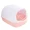 bpink, variante sur Bac à Litière pour Chat Semi-Fermé Anti-Éclaboussures Plateau de Nettoyage pour Chat Fournitures de Toilette pour Animaux Plateau pour Chaton