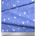 thumbnail image 2 of Soimoi Polyester Crepe Fabric Notes,Guitar & Saxophones Musical Instrument Print Fabric by The Yard 52 Inch Wide, 2 of 3