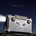 thumbnail image 4 of Yingyy Rechargeable AM/FM Portable Radio With Solar Charging Solar this multi-functional outdoor SOS Powered Hand Cranked Radio NOAA Dynamo, 4 of 6