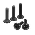 thumbnail image 1 of Unique Bargains Flanged Button Head Socket Cap Screws, 25 Pack M4x18mm 304 Stainless Steel Bolts, 1 of 5