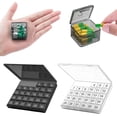 thumbnail image 3 of Large Monthly Pill Organizer 30-Days Portable One Month Pills Box Weekly NICE B7F0, 3 of 8