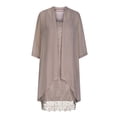 thumbnail image 3 of Gamivast Robe en Mousseline Petite 2 Pcs pour Femmes Invitée de Mariage Chic Décontractée Robe de Mère de la Mariée Maxi Robes d'Été, 3 of 8
