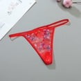 thumbnail image 5 of Ketyyh-chn99 sous-Vêtements pour Femmes Strings sous-Vêtements Sans Coutures pour Femmes Lingerie Femmes Rouge Ensemble de Lingerie Deux Pièces pour L,Rouge, 5 of 5