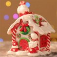 thumbnail image 1 of 1~10PCS Christmas Gingerbread Small House Pendant Creative  Tree Decorantions Hanging Ornament Navidad New Year Gift Home, 1 of 5