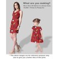 thumbnail image 5 of Soimoi Musical Instruments Printed, Poly Canvas Fabric, Decor Sewing Fabric by The Yard 56 Inch Wide,Decorative Fabric for Curtains Tote Bags, Red, 5 of 5