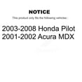 thumbnail image 2 of Transit Auto Front Complete Suspension Shocks Strut and Coil Spring Mount Assemblies Kit for Car Honda Pilot Acura MDX - Left Right Side (Driver Passenger) K78A-100151, 2 of 2