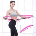 thumbnail image 2 of Detachable Sports Hoop Adjust 8 Removable Parts Gymnastics Ring Fitness Tool, 2 of 9