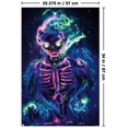 thumbnail image 2 of Wumples - Neon Skeleton Wall Poster, 22.375" x 34", 2 of 4