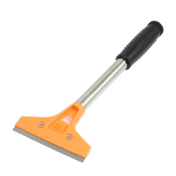 Unique Bargains Nonslip Handle Orange Wall Sticker Paint Decal Remover Scraper 11.4' Length
