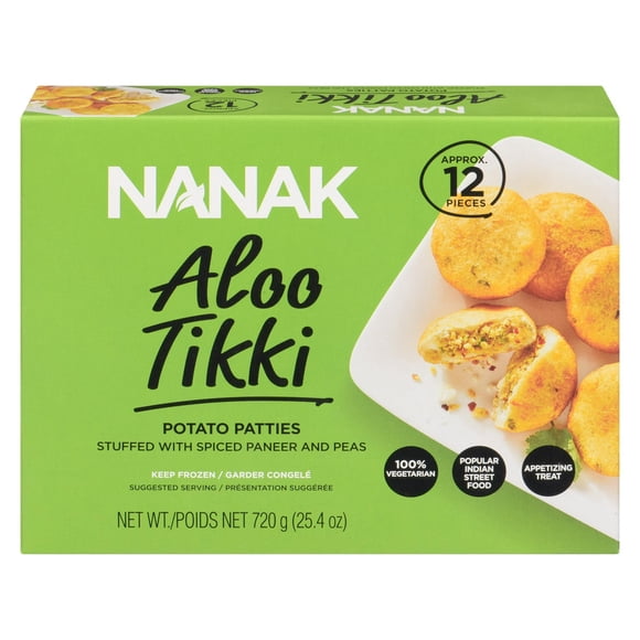 Nanak Aloo Tikki - Appetizer Frozen, 720 g