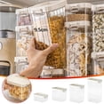 thumbnail image 4 of Meitianfacai s 450ml Clear Food Storage Containers, with Double Snap Lid, Kitchen Seal Food Storage Jars, Plastic Pantry Storage Containers, BPA Free, Compact Stackable, 4 of 4