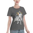 thumbnail image 2 of Women's Basic Short Sleeve T-Shirt One Piece Karp, 2 of 6