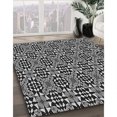 thumbnail image 3 of Ahgly Tapis Rectangulaire Lavable en Machine Intérieur Transitionnel Gris Minuit, 8 Pieds x 12 Pieds, 3 of 7