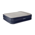 thumbnail image 1 of Intex Matelas Gonflable de Luxe avec Oreiller Intégré et Pompe Intégrée, Grand, 1 of 7
