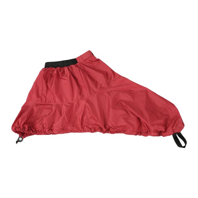 Ruiboury Universal Waterproof Nylon Kayak Spray Skirt Portable Cockpit Deck Cover Protector for Rowing Water Sports Surfing Red L