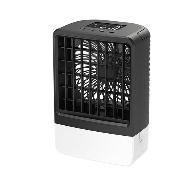 fan on clearance Portable Air Conditioner USB Chargeable Personal Mini Air Conditioner With 3-Speed With LED Lights For Home Office Bedroom