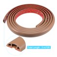 thumbnail image 3 of Uxcell 10ft Floor Cord Cover Cable Protector 0.4" W x 0.24" H Cable Management Light Brown, 3 of 6