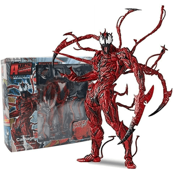M.arvel Legends Série Carnage, Venom : Let There Be Carnage Figurine Articulée de Collection de Luxe 6 Pouces, Figurine Articulée Venom Statues de Héros Cosplay Collection Décoration Maison Bureau Ornements Modèle Jouet