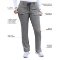 thumbnail image 4 of Adar Pro Heather Breakthrough Plus Ensemble de Sarrau pour Femmes - Haut à Col en V Amélioré et Pantalon à Multiples Poches, 4 of 7