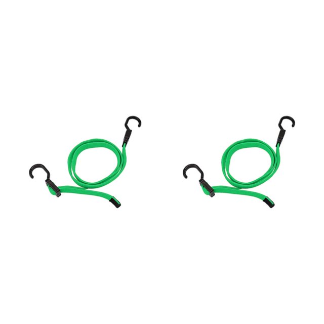 Dalazy Adjustable Luggage Strap - Durable And Secure For All Travel Needs Reliable Elastic Straps With Hook green 120cm 2Set