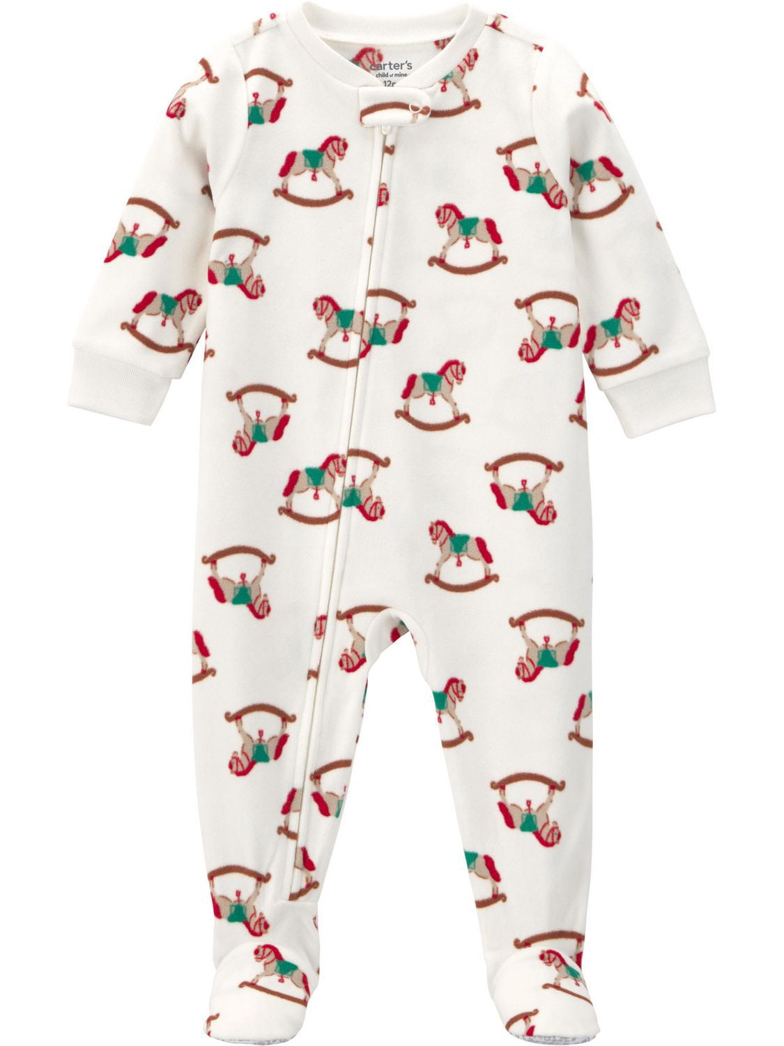 Carter's Child of Mine Baby Holiday Fleece One-Piece Pajama