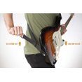 thumbnail image 4 of Levy's Leathers Right Height Guitar Strap with RipChord Quick Adjustment Technology; 2" Wide Cotton - Red (MRHC-RED), 4 of 5