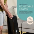 thumbnail image 2 of LifePro Tapis Roulant de Marche 30 Po sous le Bureau – Tapis de Marche Compact pour la Maison et le Bureau, Inclinaison de 7°, 3 Mi/h, Écran DEL - Noir, 2 of 8
