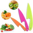 thumbnail image 2 of Nylon Bread & Salad Cutting Blades for Kids Child-Safe Kitchen Knives Set, 2 of 6