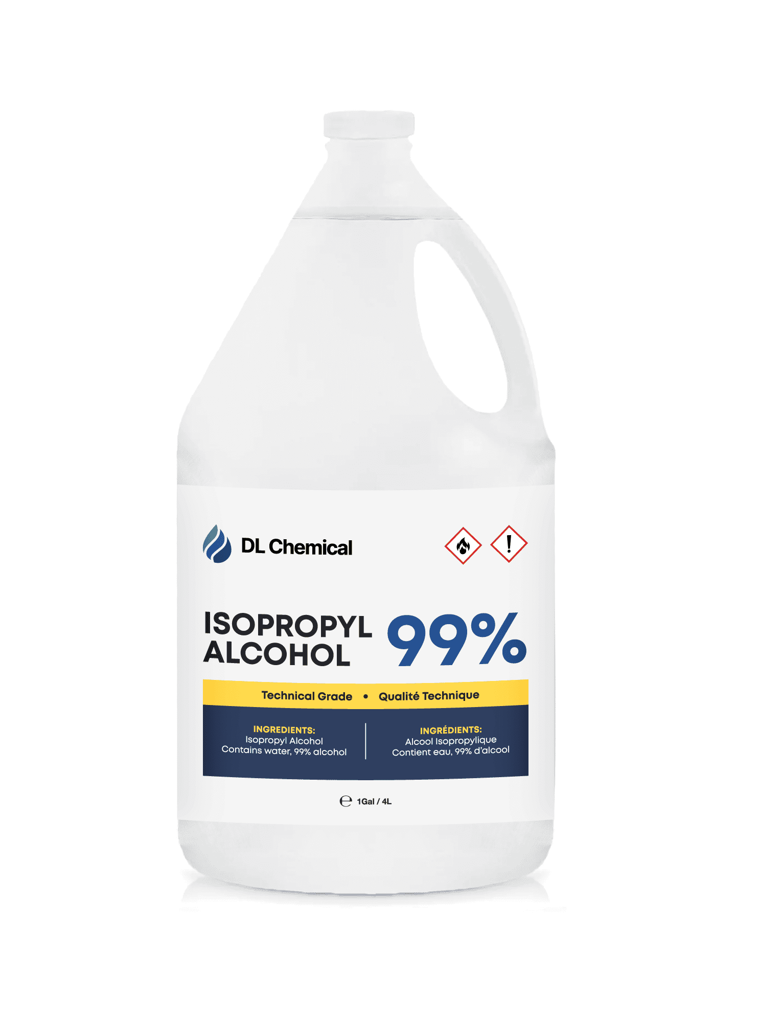 Isopropyl Alcohol  - 99% Tech Grade - High Purity Cleaning Solution | Fast Shipping in Canada – 4L Jug