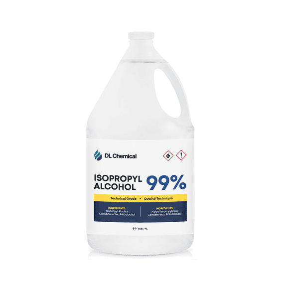 Alcool Isopropylique - 99 % Qualité Technique - Solution de Nettoyage de Haute Pureté / Expédition Rapide au Canada – Pichet de 4 L