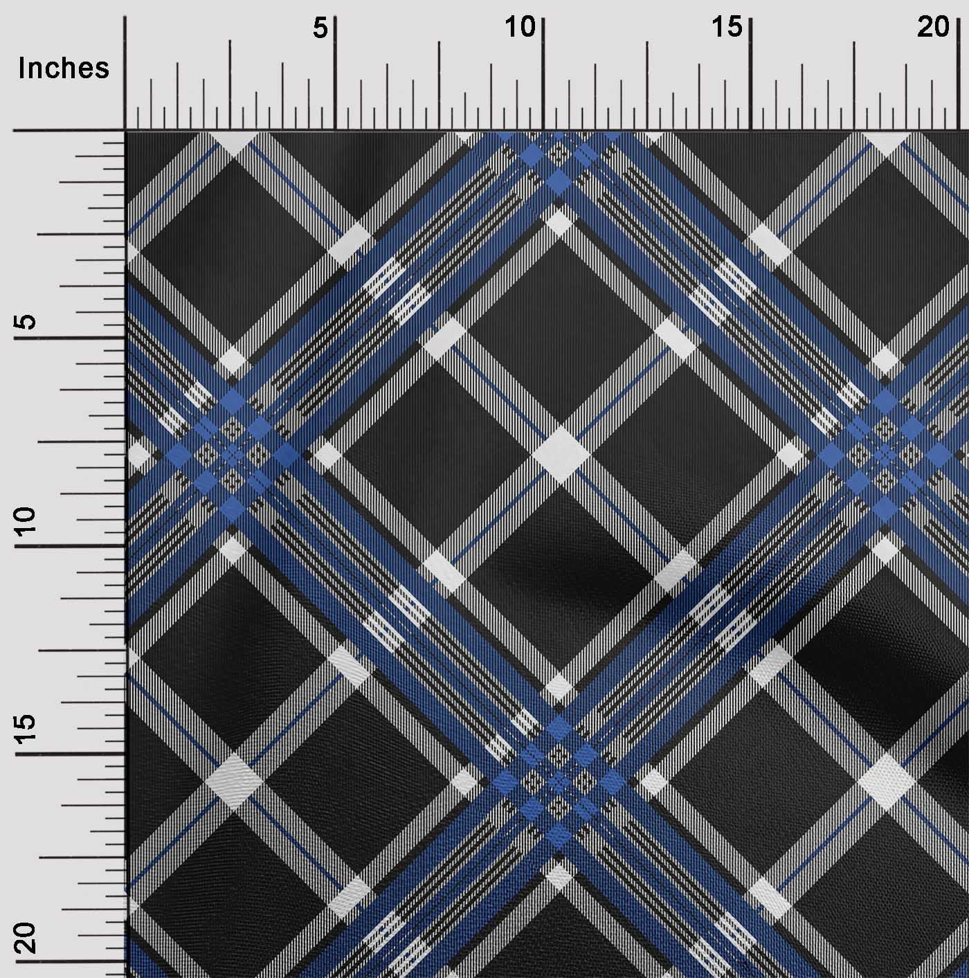 oneOone Georgette Viscose Fabric Tartan Check Fabric Prints By Yard 42 Inch Wide